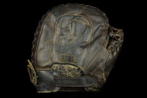 Babe Ruth Spalding Home Run Special Basemitt Back