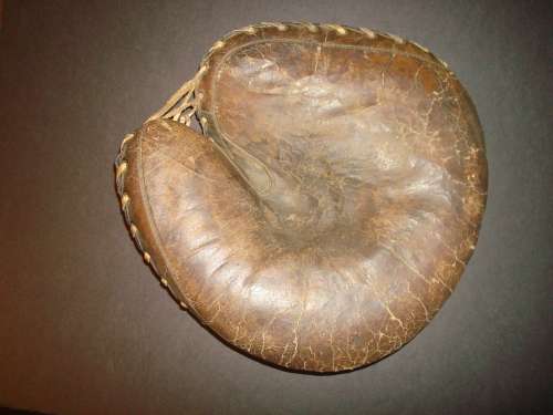 J.A. Peach Catchers Mitt Front