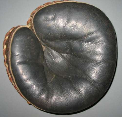Black Catchers Mitt Front